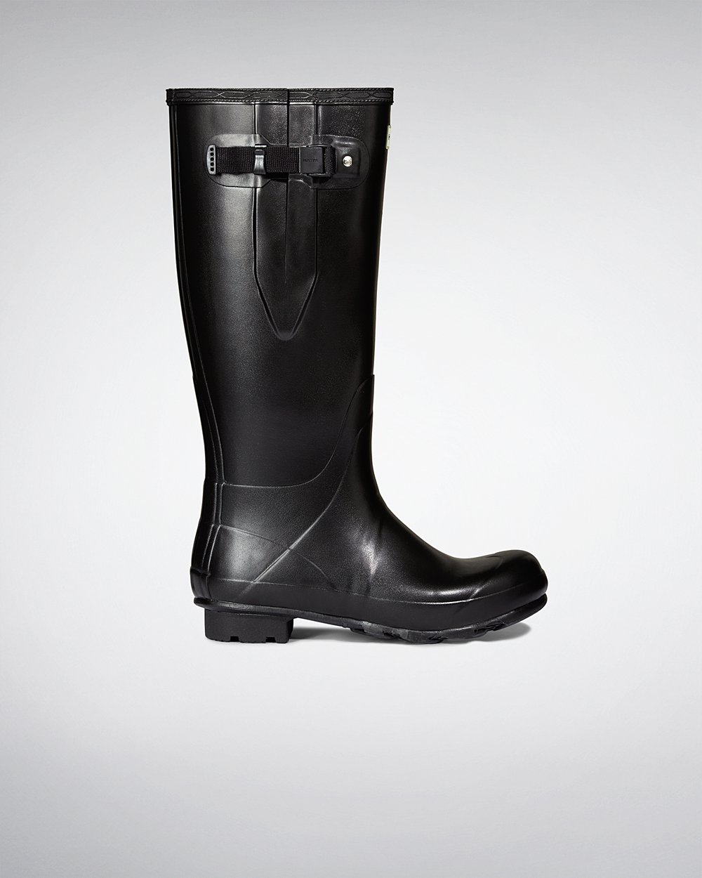 Galochas Altas Hunter Homem Pretas - Norris Field Side Adjustable Neoprene Lined - 17IPLHFVN